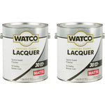 Buy now Watco 63141 Lacquer Clear Wood Finish, Quart, Semi-Gloss Clear Gallon (Pack of 2) Matte Clear Brush at indiglob india