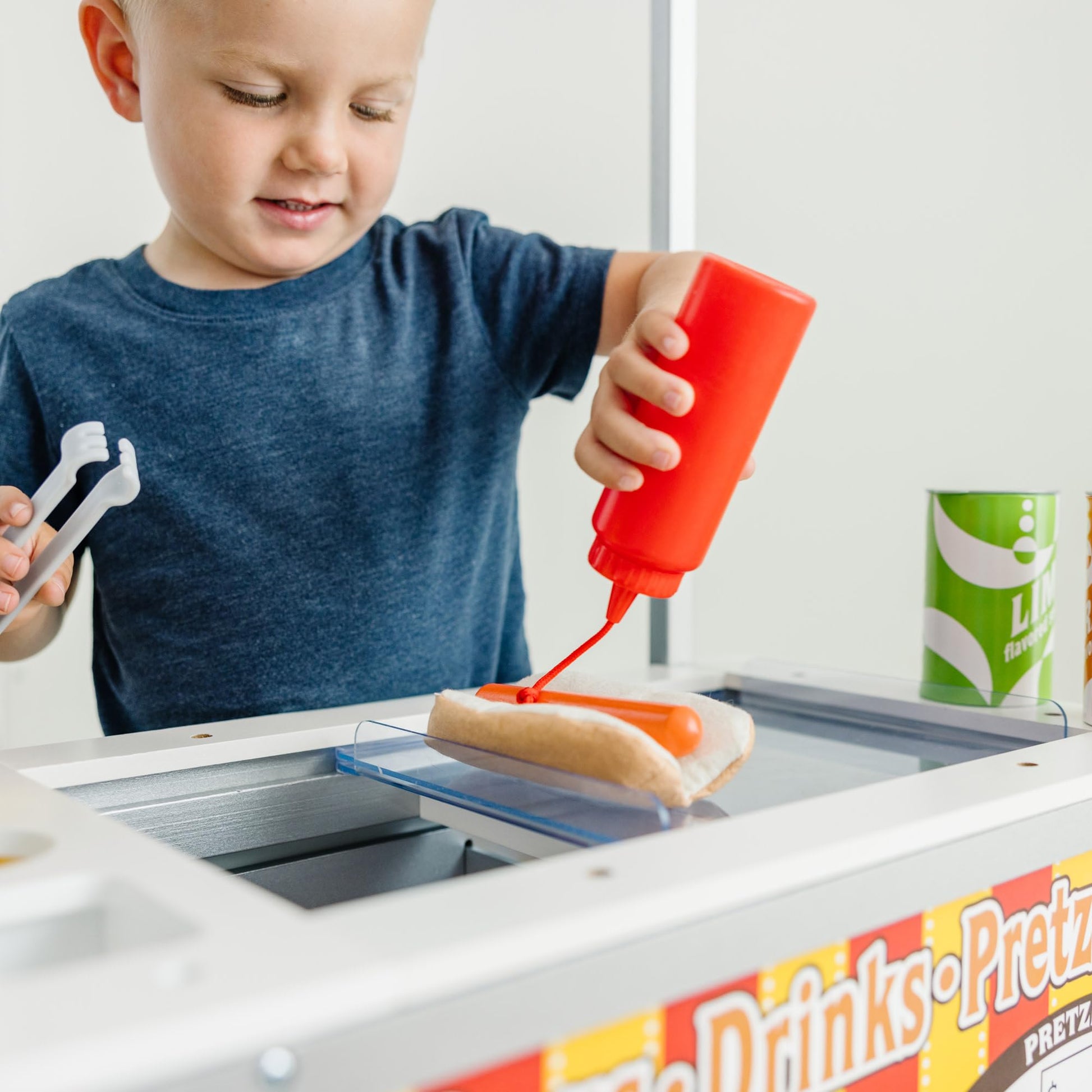 Buy now Melissa & Doug Snacks & Sweets Food Cart with Play Food, Wooden Toys & Kids Play Kitchen Accessories, Preschool Learning Toys for Girls & Boys 3+ at indiglob india