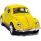 KiNSMART - 1967 Volkswagen Classic Beetle 5 Inch 1:32 Scale Die Cast Metal Model Toy (Black)