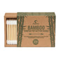 Bamboo Cotton Swabs 500 Count | Biodegradable & Organic Cotton Buds | Double Tipped Sticks | 100% Eco-Friendly & Natural | Perfect for Makeup & Nail Applications, Arts & Crafts, Removing Dust & Dirt…