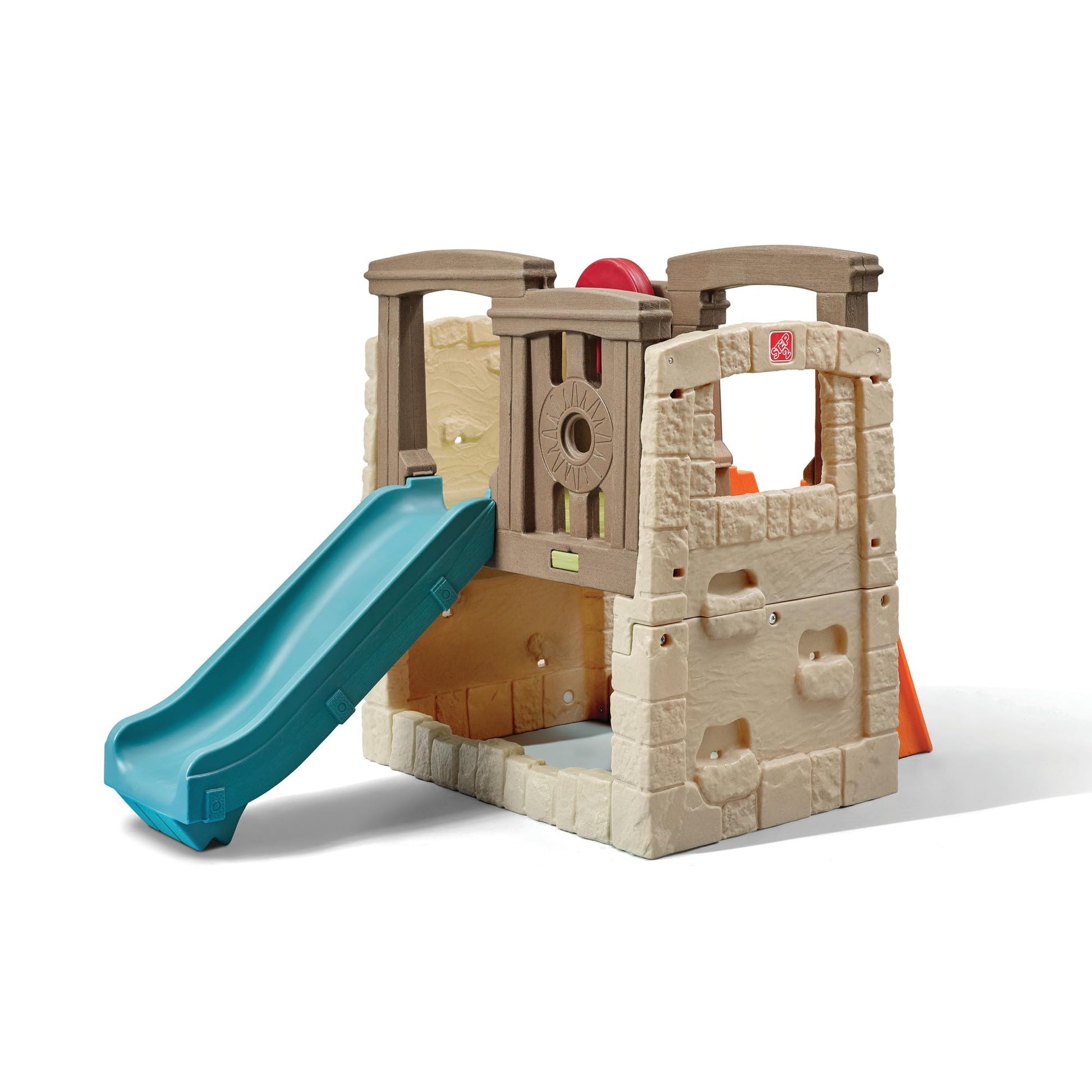 Buy now Step2 Woodland Climber II Kids Playset, Ages 2 ƒ??6 Years Old, Toddler Slide and Climbing Wall, Outdoor Playground for Backyard, Sturdy Plastic Frame, Easy Set Up at indiglob india
