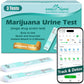 Easy@Home Marijuana Drug Test Kit for Urine - THC Tests for Home Use (10 Pack), Weed Detox Testing Kits with 50 ng/ml Cutoff Level, #EDTH-114