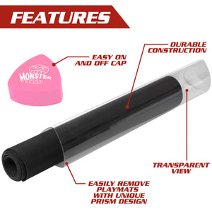 Buy now The Original Monster Prism Playmat Tube (Pink)-Easy in and Out Case Design, Holder Won't Roll Off Surfaces-TCG Game Mat Storage Compatible with Pokémon Yu-Gi-Oh!, MTG, Magic: The Gathering, RPG, DND at indiglob india
