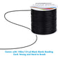Paxcoo Stretchy String for Bracelets, 0.8 mm Black Elastic String Bracelet Cord Jewelry Bead Thread for Bracelets, Necklaces, Beading and Jewelry Making