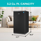 Buy now BLACK+DECKER 3.2 Cu. Ft. Compact Refrigerator, ENERGY STAR Certified Small Refrigerator, Single Door Mini Fridge with Chiller Compartment, Personal Fridge for Home or Dorm Room, BCRK32B, Black at indiglob india