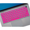 Keyboard Cover for Dell Latitude 7410 7420 7430 7440 7450 14" Notebook,Dell Latitude 5450 5440 5420 5430 5431,Dell Latitude 7520 15.6"/Latitude 9510 9520 9420 9430/Latitude 7640 7650 16" Skin-Clear - Hot Pink