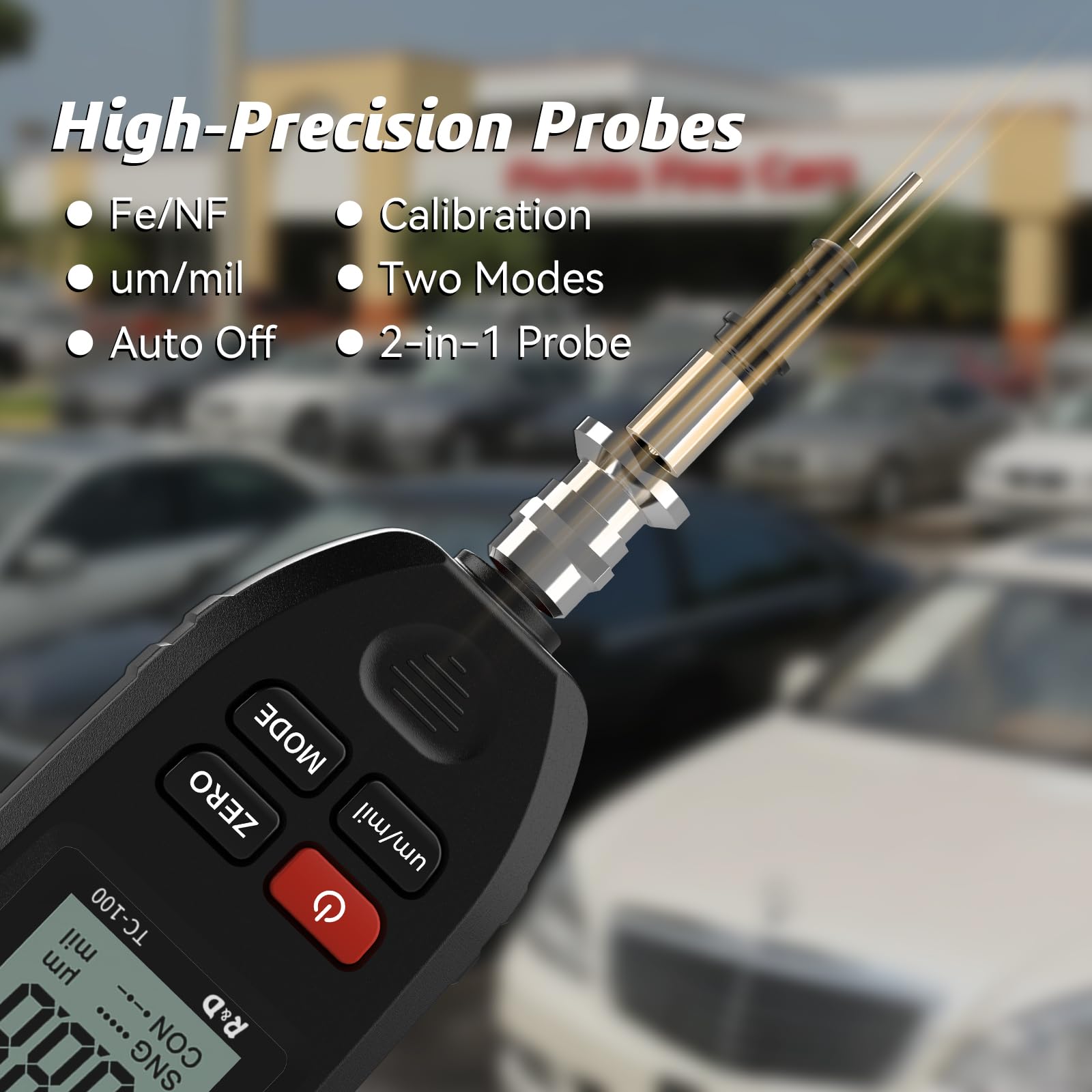 Buy now Car Coating Thickness Meter for Used Car Buyers, Paint Mil Thickness Meter Gauge Check The Car’s Original Coating Auto Car Paint Meter (Black) at indiglob india