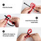 Buy now 100Pcs 8 Inch Heavy Duty Industrial Zip Toes 40lbs Tensile Strength Releasable Black Tie Wraps Reusable Zip Toes Tie Straps For Garden Plant Secure Vine, Home Office at indiglob india