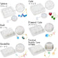 Beads Resin Molds with Hole for Gemstone Cabochon Jewelry Casting 14-Count