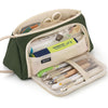 EASTHILL Big Capacity Pencil Case Pouch Pen Case Simple Stationery Bag School College Office Organizer for Teens Girls Adults Student - Deep Green XW