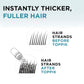 Toppik Hair Building Fibers, Fill In Fine or Thinning Hair Instantly Thicker, Fuller Looking Hair 9 Shades,4 size options