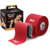 OK TAPE Kinesiology Tape 10 inches Precut, 20 Strips, Cotton Elastic Athletic Tape Latex Free, 2in x 16ft, Black - Red
