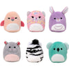 Squishville by Squishmallow Mini Plush Sealife Squad, Six 2” Sea Animals, Irresistebly soft Colorful Plush, Mini Shark, Otter, and Seahorse - Wildlife Squad
