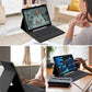 BQSS Keyboard Case for iPad Air 13 inch (M3 2025/M2 2024) & iPad Pro 12.9 inch 6th/5th/4th/3rd Gen Keyboards Cover Detachable Non-Backlit Wireless Keyboards Cases with Pencil Holder Black