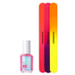 Buy now essie All-In-One Base Coat + Top Coat + Strengthener Nail Polish, 0.46 Ounces (Packaging May Vary) 0.46 Fl Oz (Pack of 2) DREAM NAIL LENGTH & SHAPE KIT: GLOW at indiglob india