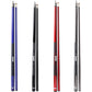 GSE Games & Sports Expert 58" 2-Piece Fiberglass Graphite Composite Billiard Pool Cue Sticks (Several Colors Available, Weight from 18oz, 19oz, 20oz, 21oz)