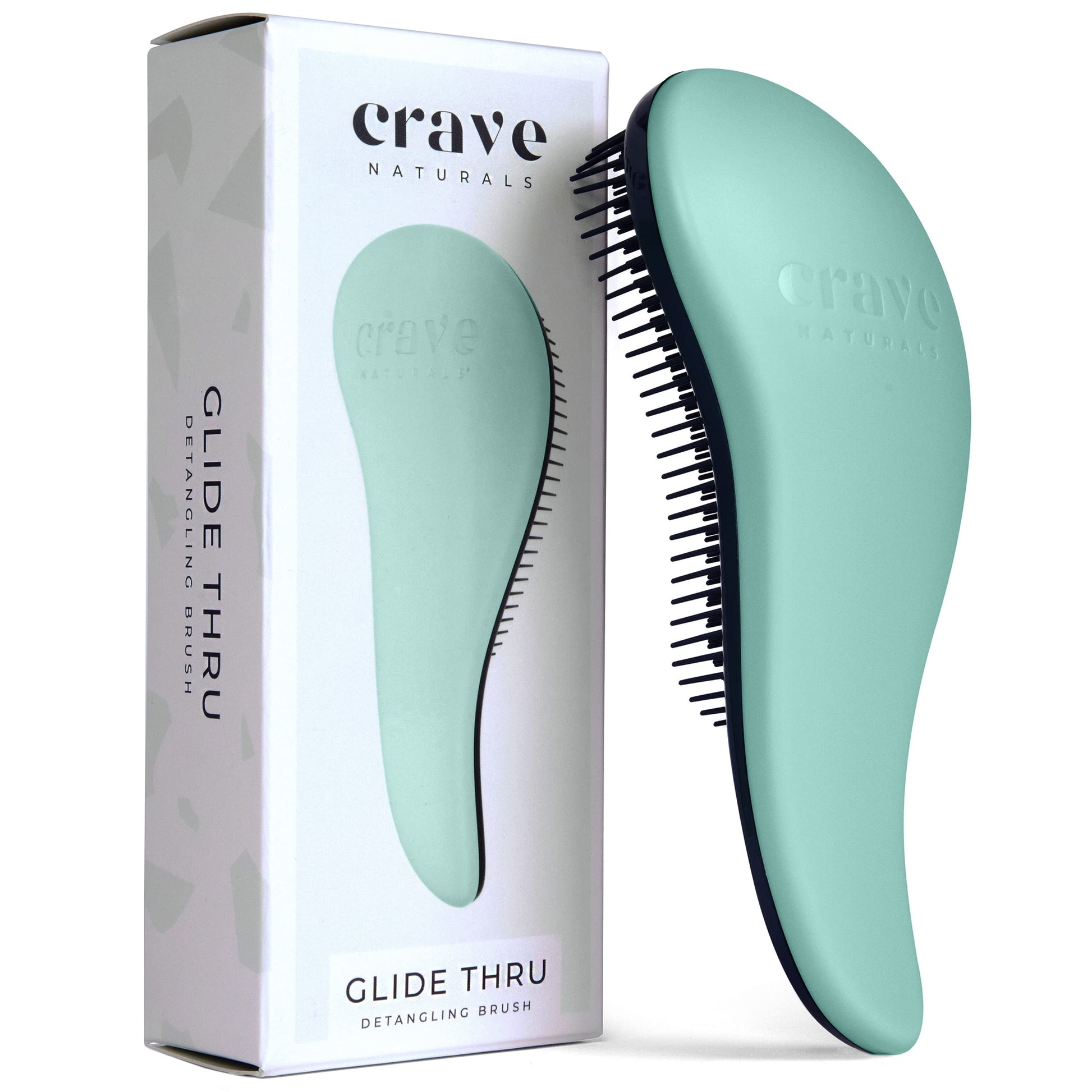 Buy now Crave Naturals Glide Thru Hair Brush - Detangler Brush for Curly, Straight, Wet or Dry Hair - Gentle Detangling Brushes for Adults, Kids, Toddlers - Hair Accessories for Women, 7.5x3" - Pink 1 Pack (Regular) Hero Teal at indiglob india
