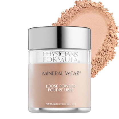 Physicians Formula Mineral Wear Talc-Free Loose Powder Translucent Light, Dermatologist Tested, Clinically Tested
