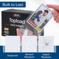 Buy now BCW 3x4 Standard Topload Card Holders | 100 Pack | Top Loaders for Cards | Rigid Card Protector | Fits Standard Size Cards Up to 20pt at indiglob india
