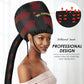Bonnet Hair Dryer Attachment, Large - Black, Upgraded Soft Adjustable for Hand Held Hair Dryer, Fast Drying, Ideal for Natural Curly Textured Hair Care and Speeds Up Drying Time at Home