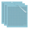 REALIKE 12x12 Cutting Mat Compatible with Cricut Maker 3/Maker 4/Maker/Explore 3/4/Air 2/Air/One(3 Mats), Gridded Adhesive Non-Slip Cut Mat for Crafts, Quilting, Sewing and All Arts (Variety) - LightGrip