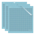 Buy now REALIKE 12x12 Cutting Mat Compatible with Cricut Maker 3/Maker 4/Maker/Explore 3/4/Air 2/Air/One(3 Mats), Gridded Adhesive Non-Slip Cut Mat for Crafts, Quilting, Sewing and All Arts (Variety) Blue 12*12 (3 Mats) LightGrip at indiglob india