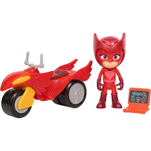 PJ Masks Super Moon Adventure Space Rover, 3-inch Owlette Figure, Space Rover Vehicle, and Lunar Laptop Accesory, Kids Toys for Ages 3 Up by Just Play
