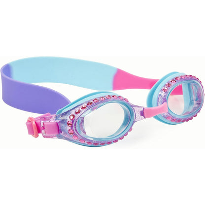 Bling 2o Girls' Swimming Goggles (Ages 3+) UV Protection Latex-Free 100% Silicone Material Anti-Fog Adjustable Nose Piece