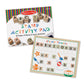 Buy now Melissa & Doug Deluxe Letters and Numbers Wooden Stamp Set ABCs 123s With Activity Book, 4-Color Stamp Pad - FSC Certified at indiglob india