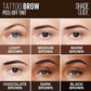 Maybelline New York Brow Tattoo Longlasting Tint, Dark Brown, 4.9 ml