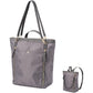 SHANGRI-LA Canvas Tote Handbag Casual Purse Shoulder Bag for Women Convertible Backpack