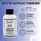 Angelus Matte Acrylic Finisher – Flexible Clear Coat for Leather Shoes, Bags, Jackets & Accessories, Matte Finish for Leather Craft & Restoration. No. 620-4 fl oz
