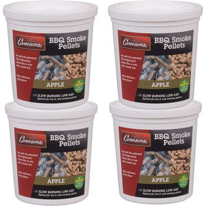 Camerons Smoking Wood Pellets (Apple, 4 Pints)- Kiln Dried BBQ Pellets - 100% All Natural Barbecue Wood for Smoker Grill, Pellet Grill & Fire Pit - Infuse Smokey Flavor in Food - Grilling Gift for Dad