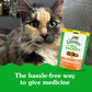 Greenies Feline Pill Pockets for Cats Natural Soft Cat Treats, Chicken Flavor, 1.6 oz. Pouch (45 Treats)
