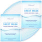 Ebanel 15 Pack Collagen Face Mask with Hyaluronic Acid, Vitamin C, Peptide, Aloe, Instant Brightening Hydrating Face Masks Skincare Korean Sheet Mask, Skin Firming, Lifting Anti Aging Facial Masks