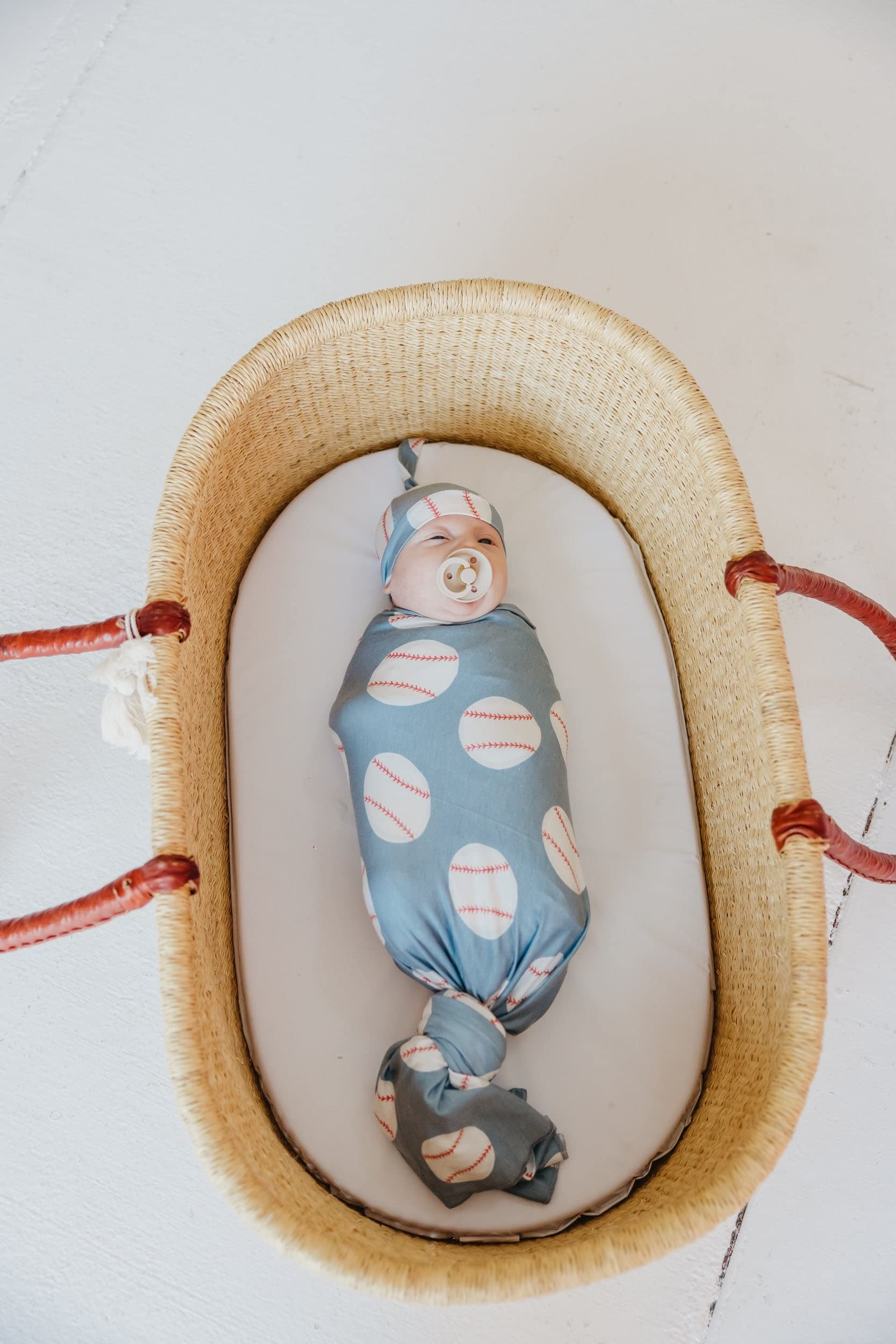 Buy now Copper Pearl Large Premium Knit Baby Swaddle Receiving Blanket Slugger at indiglob india