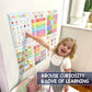 Buy now BEAWART 18 Laminated Educational Posters For Toddlers, Preschool Posters for Classroom, Kindergarten Wall Decor, PreK Learning Materials Alphabet Number Chart at indiglob india