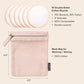 Buy now Paula's Choice Reusable Makeup Remover Pads, Eco-Friendly Cotton & Bamboo Rounds for Toner & Exfoliants, Includes Washable Bag for Laundry & Storage, 10 Count at indiglob india