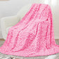 Buy now Fleece Cheetah Print Blanket Black Gray Small Kids Throw Blanket Lightweight Cozy Leopard Print Blanket Birthday Gifts for Teens Girls Boys Throw Size 50" x 60" (130 x 150 cm) Leopard Pink at indiglob india