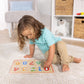 Buy now Melissa & Doug Wooden Lift & See Peg Puzzle Early Learning 2-Pack for Girls and Boys ƒ?? Alphabet, Numbers at indiglob india