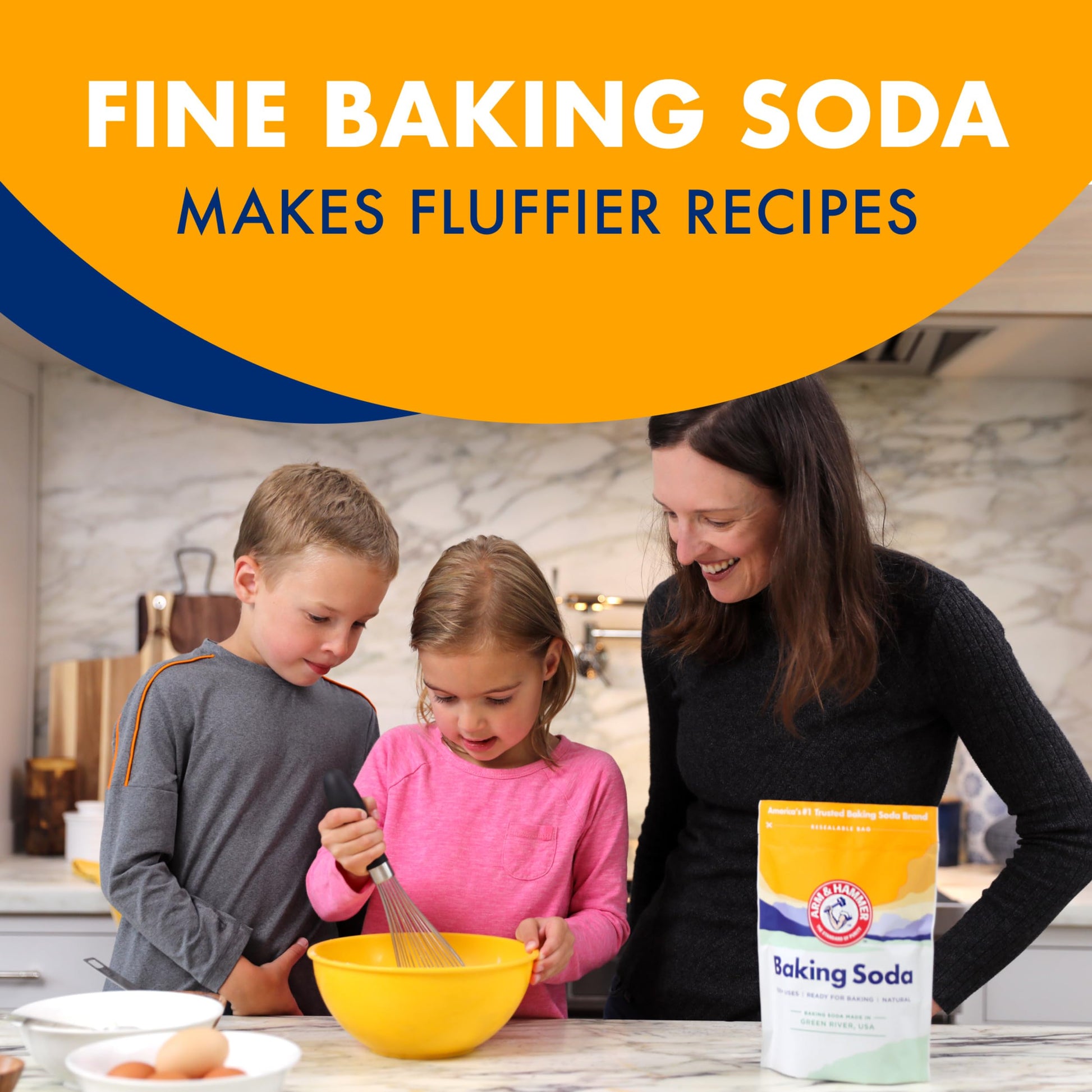 Buy now ARM & HAMMER Baking Soda Made in USA, Ideal for Baking, Pure & Natural, 2.7lb Bag at indiglob india
