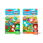 Buy now Melissa & Doug Sticker Wow!ƒ?› Dinosaur and Tiger Bundle: 2 24-Page Activity Pads, 2 Sticker Stampers, 600 Stickers, Arts and Crafts Fidget Toy Collectible Characters at indiglob india