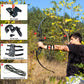 D&Q Archery 50" Takedown Bow and Arrows Set for Adults 30lb 40lb Metal Riser Right Hand Longbow Kit for Beginner to Intermediate Hunting Target