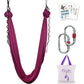 F.Life Aerial Silk Yoga Hammock & Swing for yoga Inversion,Strength training,starter hardware kit