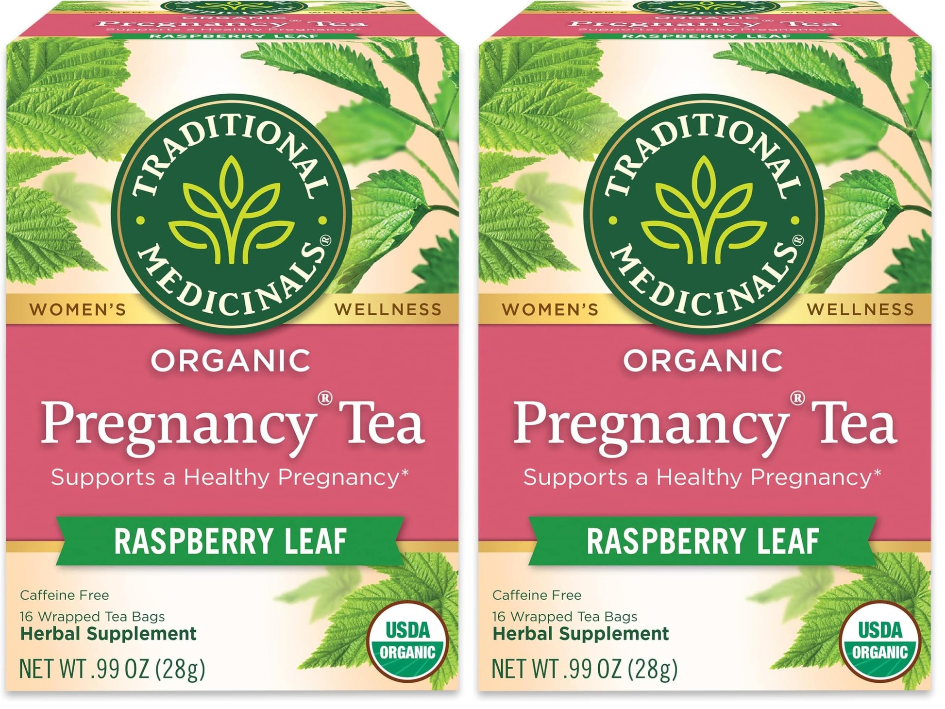 Buy now Traditional Medicinals Organic Raspberry Leaf Herbal Tea, Eases Menstrual Cramps & Supports Healthy Pregnancy, (Pack of 1) - 16 Tea Bags Pregnancy Tea 16 Count (Pack of 2) at indiglob india