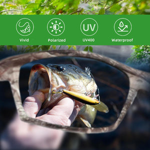 Camo Polarized Wrap-around Sport Sunglasses for Men Women UV400 Driving Fishing Hunting Sun Glasses