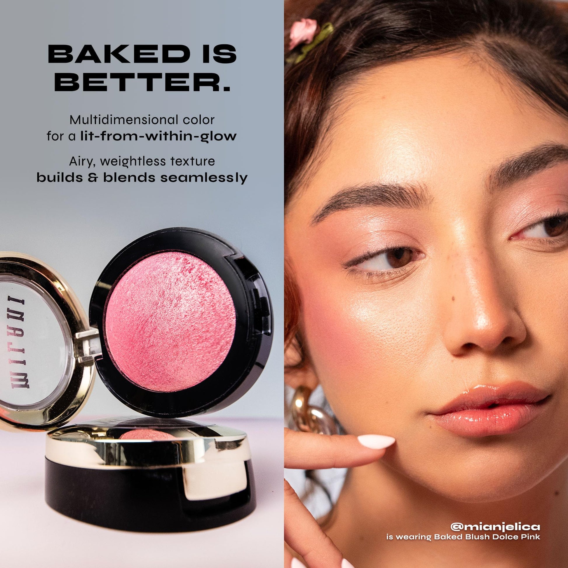 Buy now Milani Baked Blush, Powder Blush for Cheeks, Cruelty Free Makeup - Shape, Contour & Highlight Face for a Shimmery or Matte Finish -Corallina at indiglob india