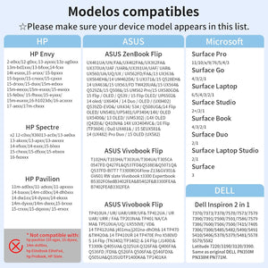 Stylus Pen for Microsoft Surface (300-Day Battery Life, Palm Rejection), Compatible with Surface Pro 11/10/9/8/7/6/5/4/3/X & Go 4/3/2/1, Laptop, Studio, Book - Smooth Writing & Drawing