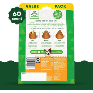 Greenies Pill Pockets for Dogs Large Size, Soft Dog Treats, Chicken Flavor, 15.8 oz. Pouch (60 Treats)