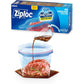 Ziploc Gallon Food Storage Freezer Bags, New Stay Open Design with Stand-Up Bottom, Easy to Fill, 14 Count
